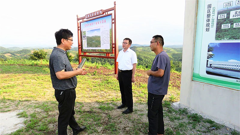 河南省生态文明建设促进会秘书长来公司基地调研
